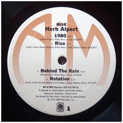 HERP ALPERT - RISE | VINILO USADO