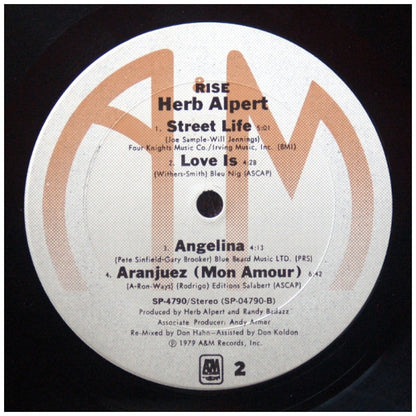 HERP ALPERT - RISE | VINILO USADO