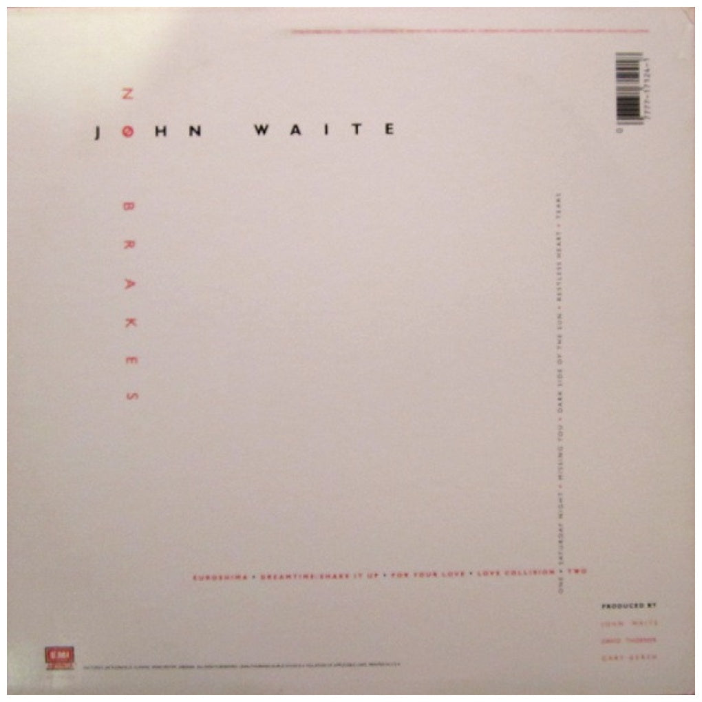 JOHN WAITE - NO BREAKS | VINILO USADO