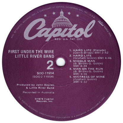 LITTLE RIVER BAND - FIRST UNDER THE WIRE | VINILO USADO