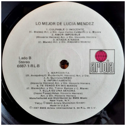 LUCIA MENDEZ - LO MEJOR | VINILO USADO