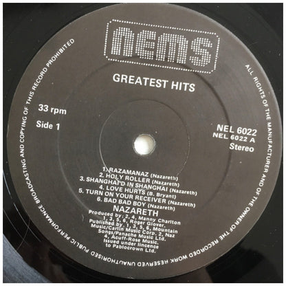 NAZARETH - GREATEST HITS (VDE-NUEVO/SELLADO) | VINILO