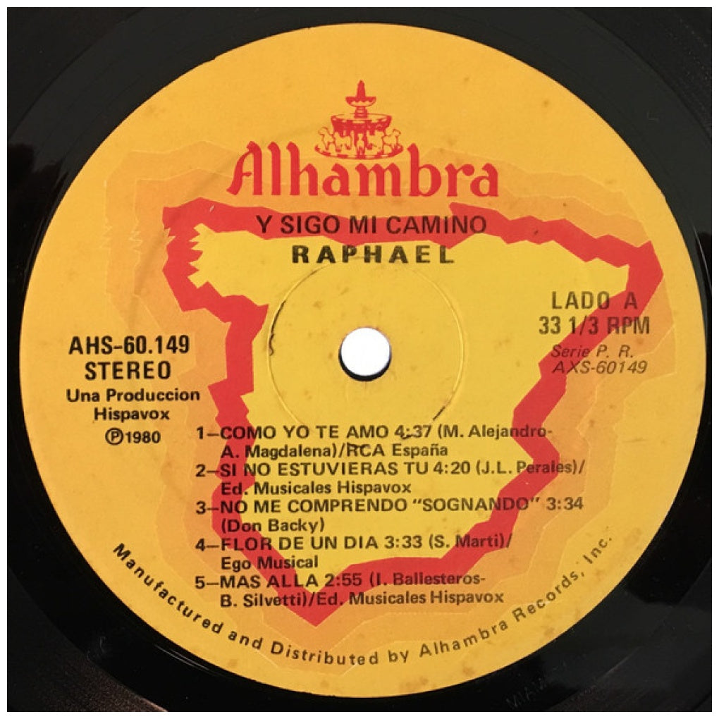 RAPHAEL - Y…SIGO MI CAMINO | VINILO USADO