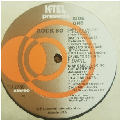 ROCK 80 - VARIOUS ARTIST | VINILO USADO