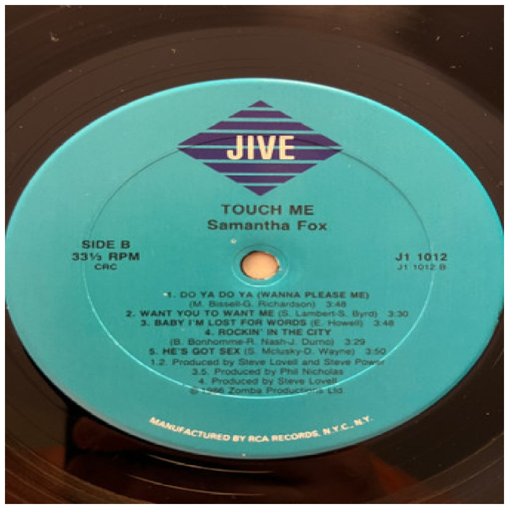 SAMANTHA FOX - TOUCH ME | VINILO USADO