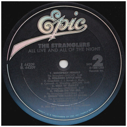 STRANGLERS - ALL LIVE AND ALL OF THE NIGHT | VINILO USADO