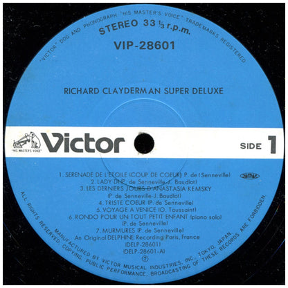 RICHARD CLAYDERMAN - SUPER DELUXE (MADE IN JAPAN) | VINILO USADO