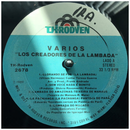 LAMBADA - LLORANDO SE FUE (VERSION EN ESPAÑOL) | VINILO USADO
