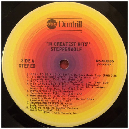 STEPPENWOLF - 16 GREATEST HITS | VINILO USADO