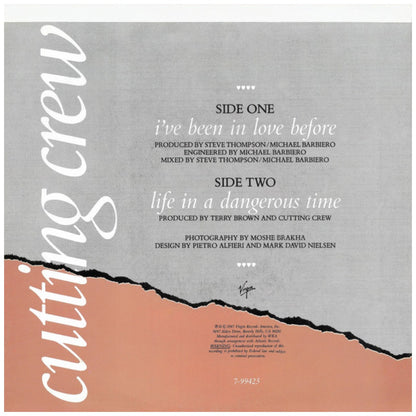 CUTTING CREW - I'VE BEEN IN LOVE BEFORE | 7" SINGLE USADO