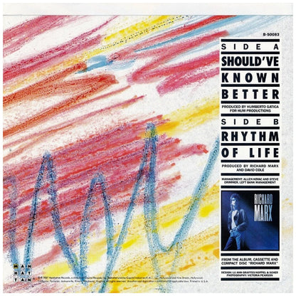 RICHARD MARX - SOULD'VE KNOWN BETTER | 7" SINGLE USADO