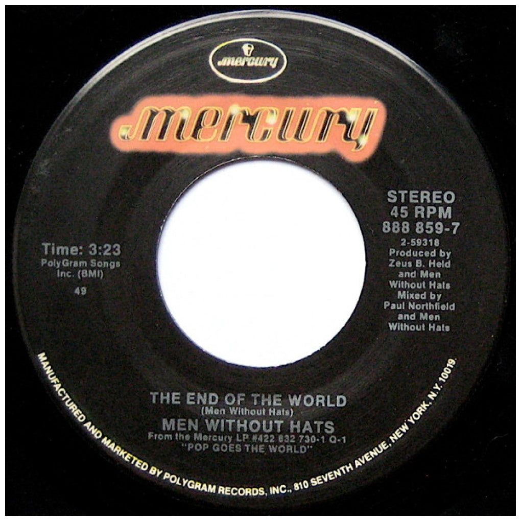 MEN WITHOUT HATS - POP GOES THE WORLD | 7" SINGLE USADO