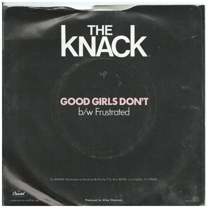 THE KNACK - GOOD GIRLS DON'T | 7" SINGLE USADO