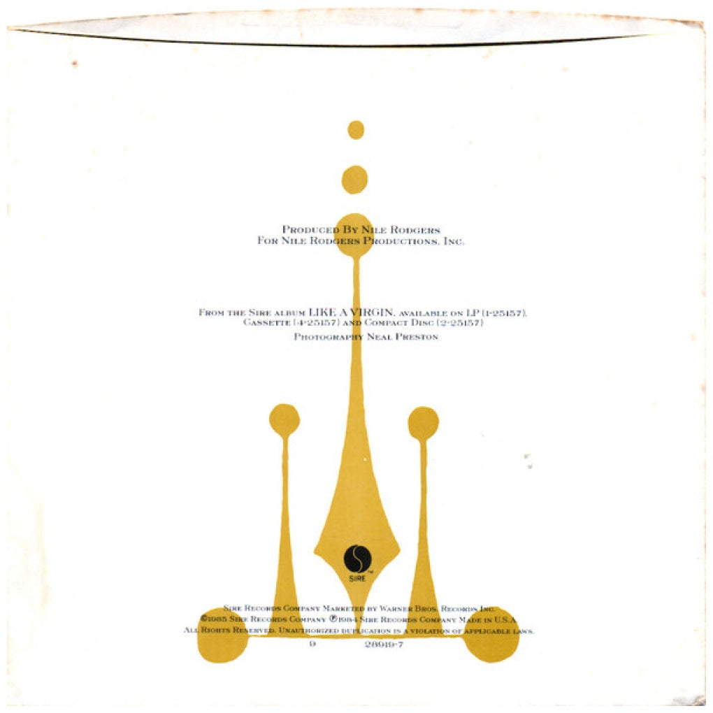 MADONNA - DRESS YOU UP | 7" SINGLE USADO