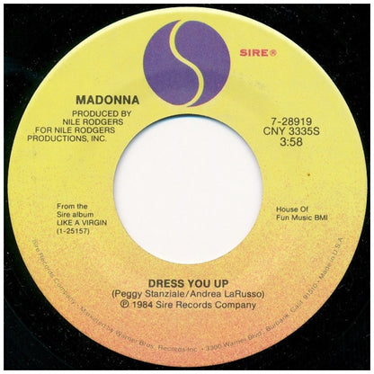 MADONNA - DRESS YOU UP | 7" SINGLE USADO
