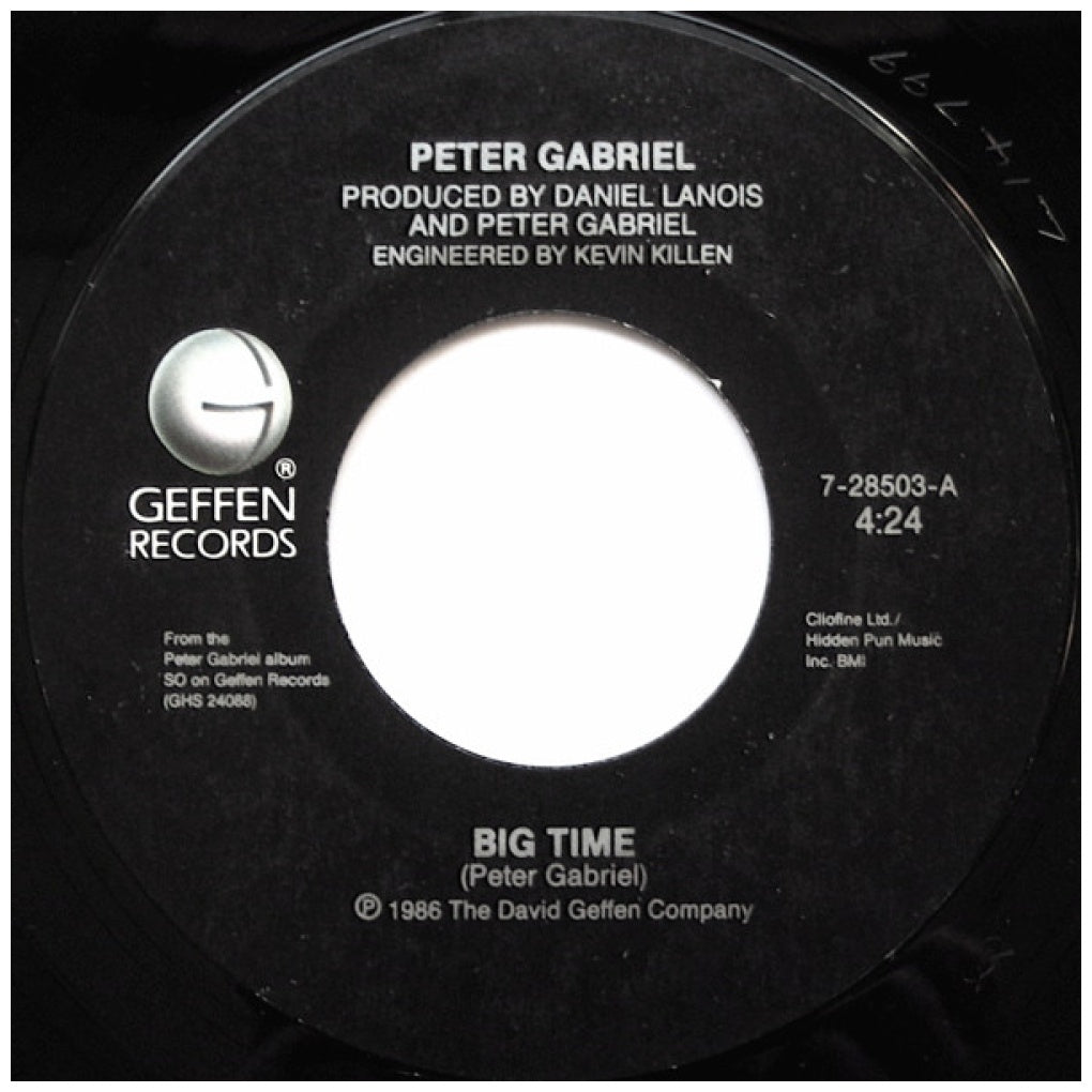 PETER GABRIEL - BIG TIME | 7" SINGLE USADO