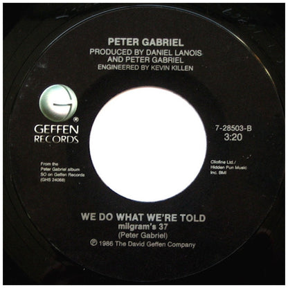 PETER GABRIEL - BIG TIME | 7" SINGLE USADO