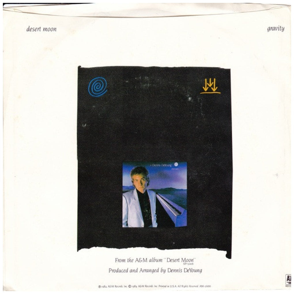 DENNIS DE YOUNG - DESERT MOON | 7" SINGLE USADO