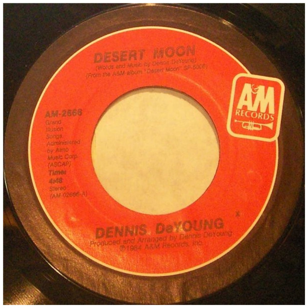 DENNIS DE YOUNG - DESERT MOON | 7" SINGLE USADO