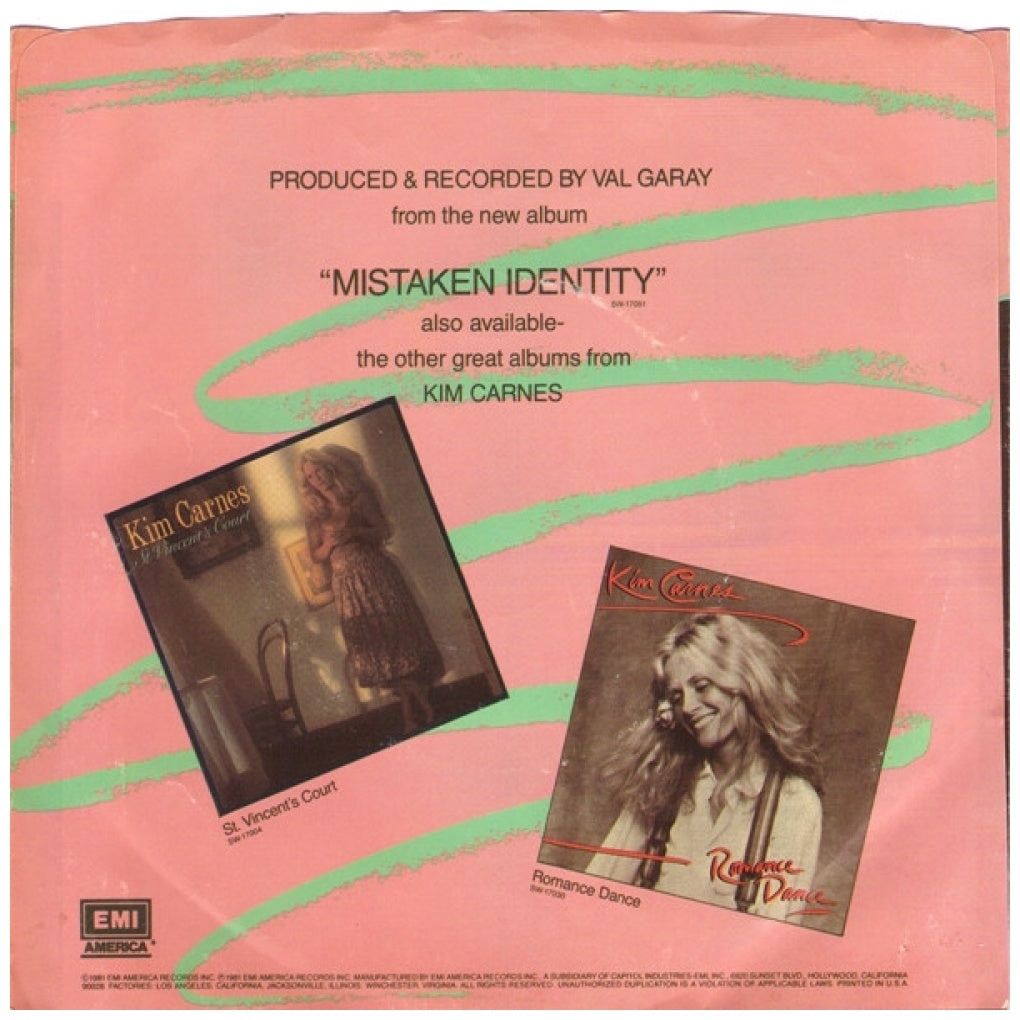 KIM CARNES - BETTE DAVIS EYES | 7" SINGLE USADO