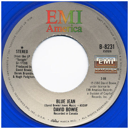 DAVID BOWIE - BLUE JEAN | 7" SINGLE USADO