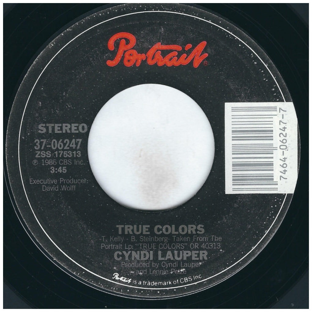 CYNDY LAUPER - TRUE COLORS | 7" SINGLE USADO