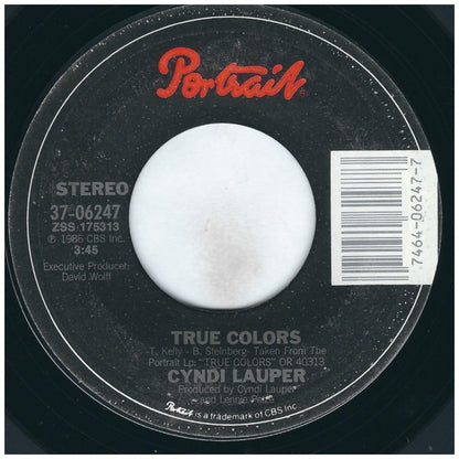 CYNDY LAUPER - TRUE COLORS | 7" SINGLE USADO