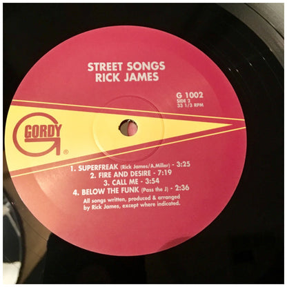 RICK JAMES - STREET SONGS | VINILO