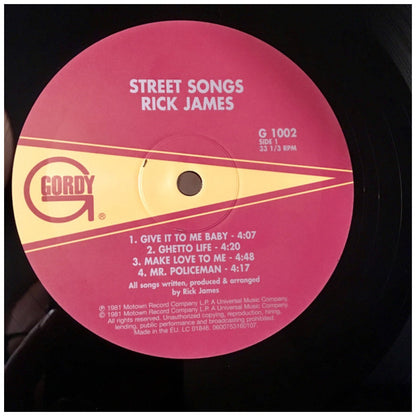 RICK JAMES - STREET SONGS | VINILO