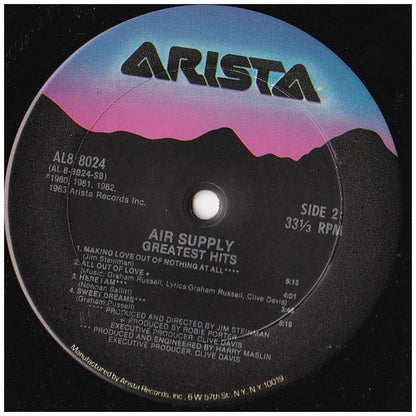 AIR SUPPLY - GREATEST HITS | VINILO USADO