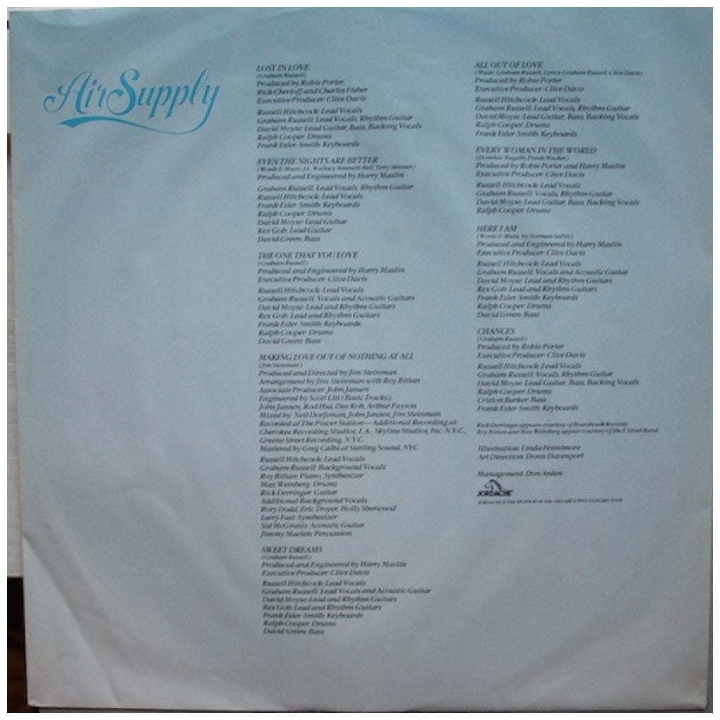 AIR SUPPLY - GREATEST HITS | VINILO USADO