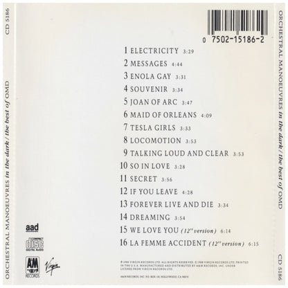 OMD - THE BEST OF | CD USADO