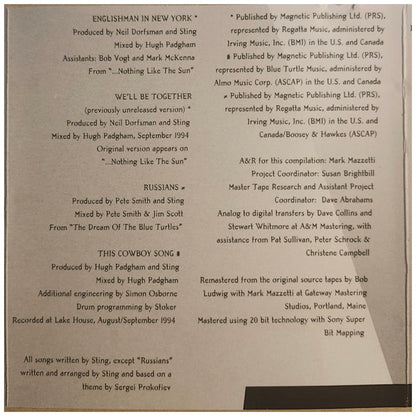 STING - FIELDS OF GOLD: THE BEST | CD USADO