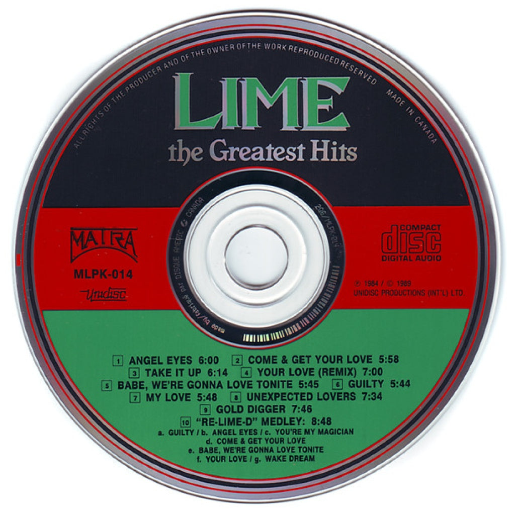 LIME - GREATEST HITS | CD USADO
