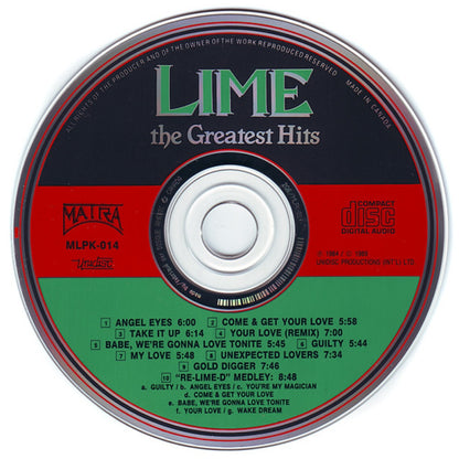 LIME - GREATEST HITS | CD USADO