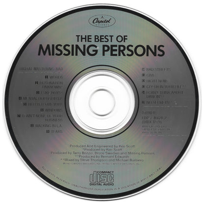 MISSING PERSONS - THE BEST | CD USADO