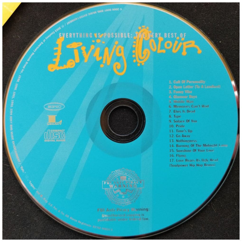 LIVING COLOUR - EVERYTHING IS POSSIBLE: THE VERY BEST | CD USADO