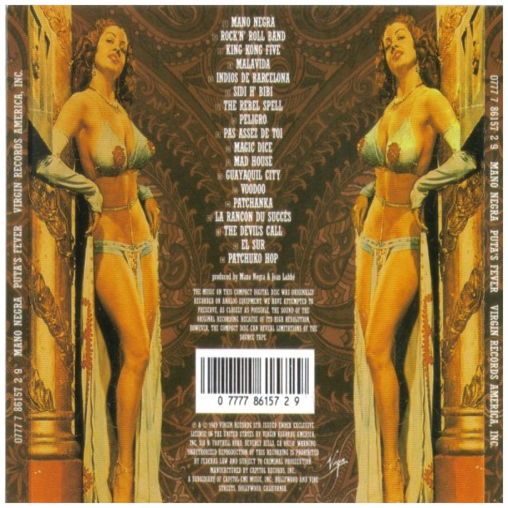 MANO NEGRA - PUTA'S FEVER | CD USADO