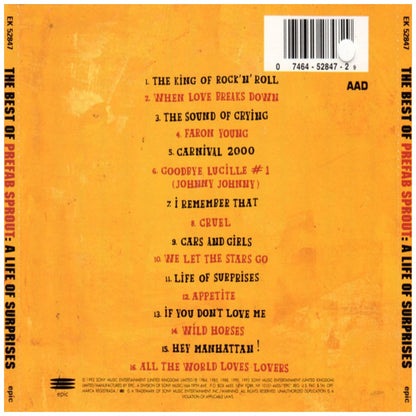 PREFAB SPROUT - A LIFE OF SURPRISES: THE BEST | CD USADO