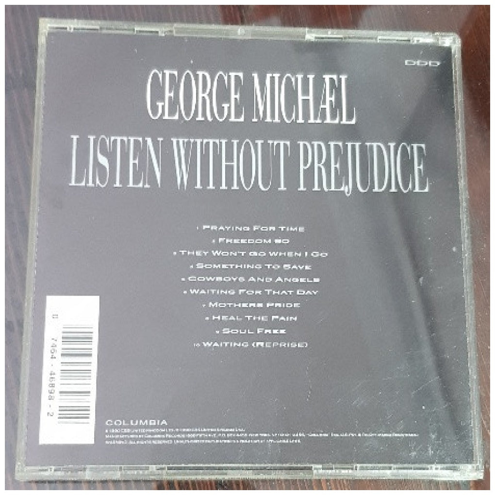 GEORGE MICHAEL - LISTEN WITHOUT PREJUDICE | CD USADO