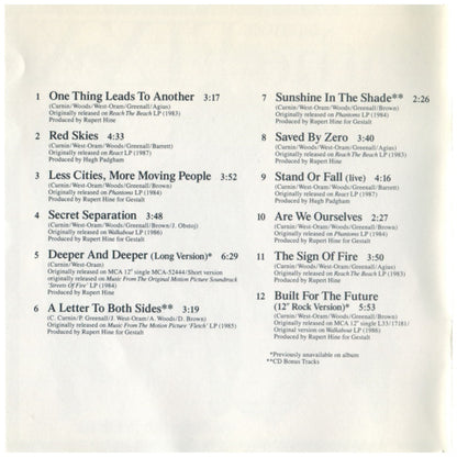 FIXX - ONE THING LEADS TO ANOTHER: GREATEST HITS | CD USADO