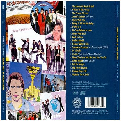 HUEY LEWIS AND THE NEWS - GREATEST HITS | CD USADO
