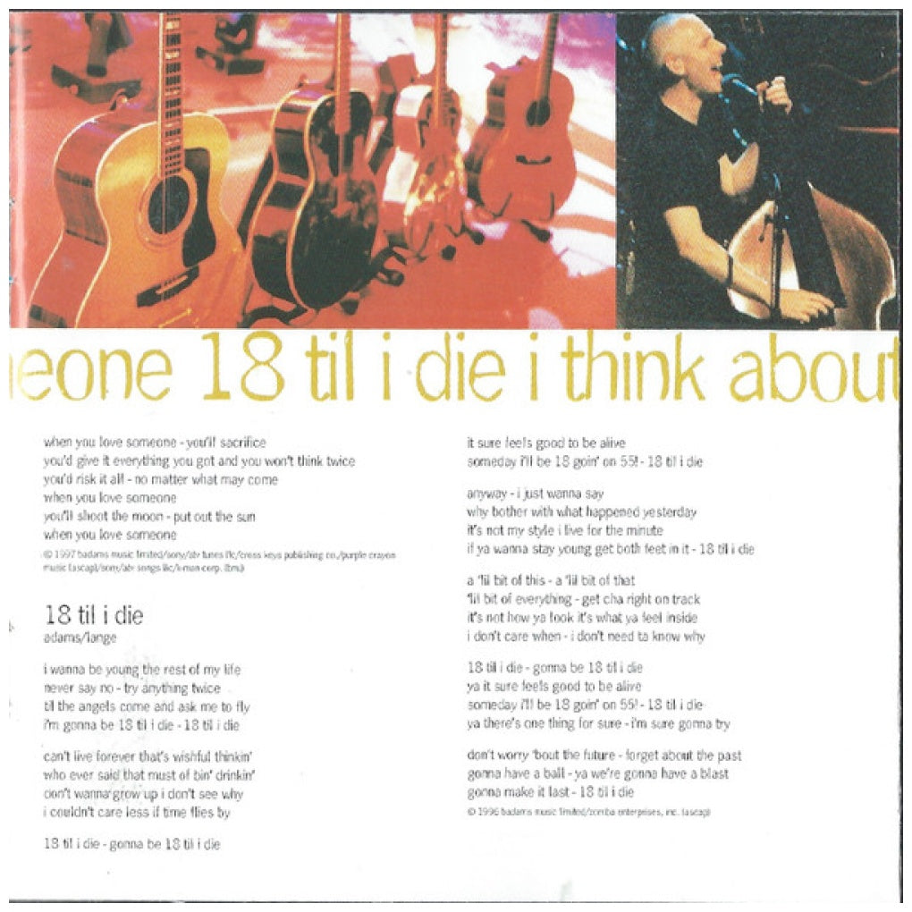 BRYAN ADAMS - MTV UNPLUGGED | CD USADO