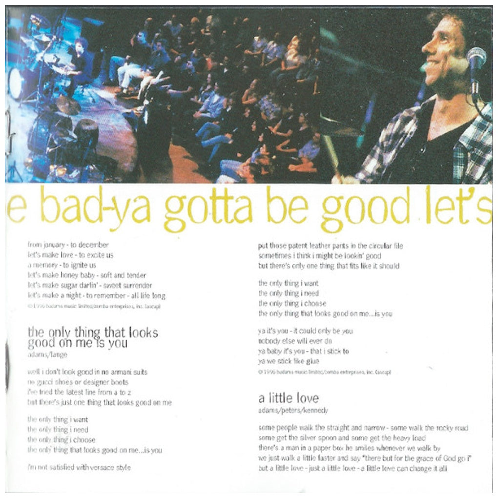 BRYAN ADAMS - MTV UNPLUGGED | CD USADO