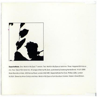 DEPECHE MODE - WORLD IN MY EYES | CD SINGLE USADO