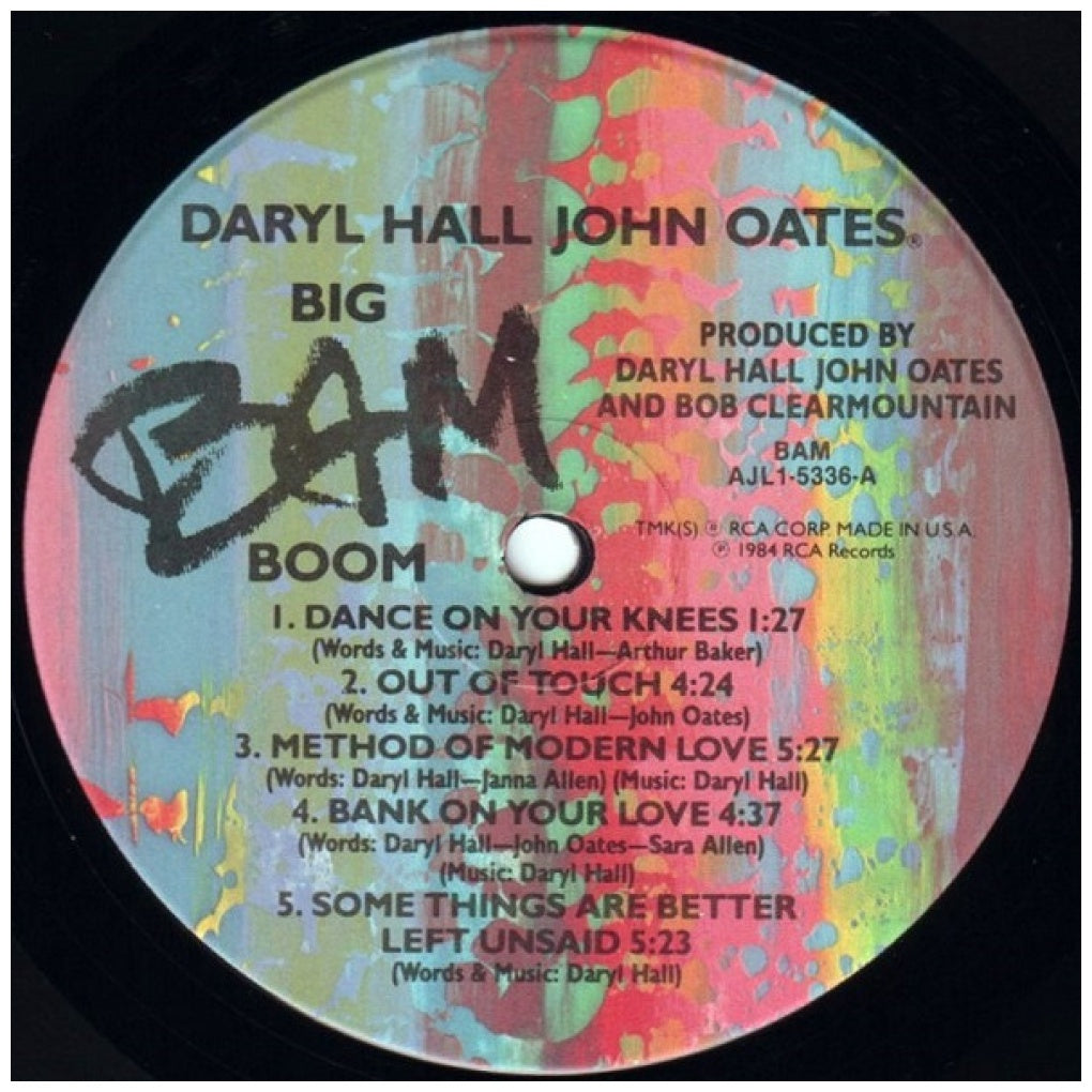 DARYL HALL & JOHN OATES - BIG BAM BOOM | VINILO USADO