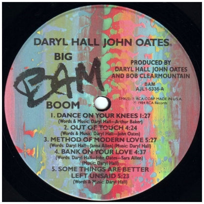 DARYL HALL & JOHN OATES - BIG BAM BOOM | VINILO USADO