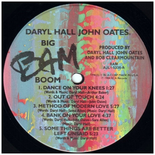 DARYL HALL & JOHN OATES - BIG BAM BOOM | VINILO USADO