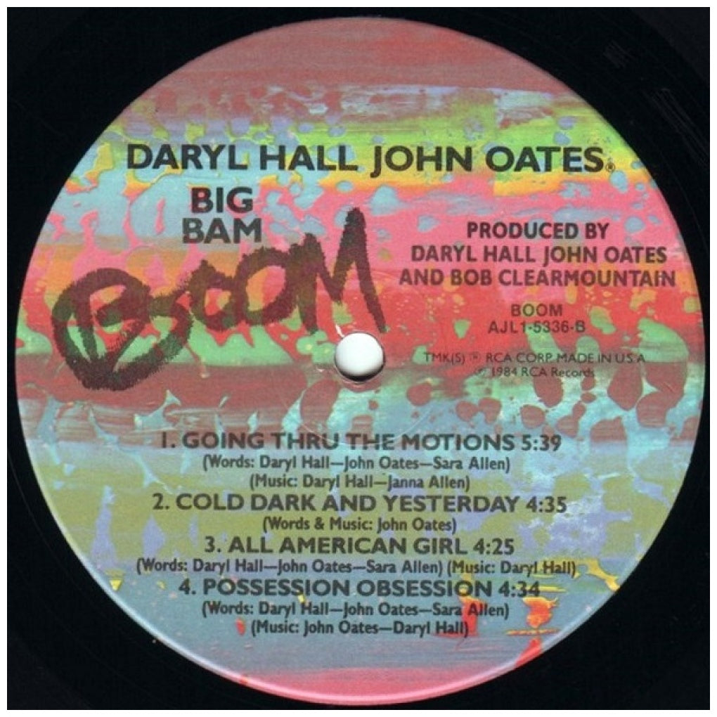 DARYL HALL & JOHN OATES - BIG BAM BOOM | VINILO USADO