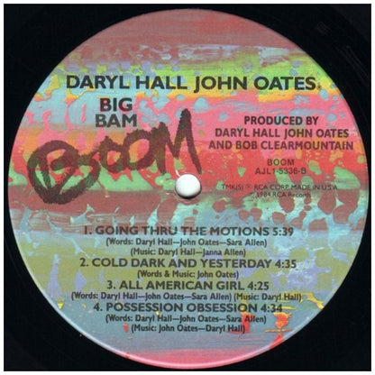 DARYL HALL & JOHN OATES - BIG BAM BOOM | VINILO USADO